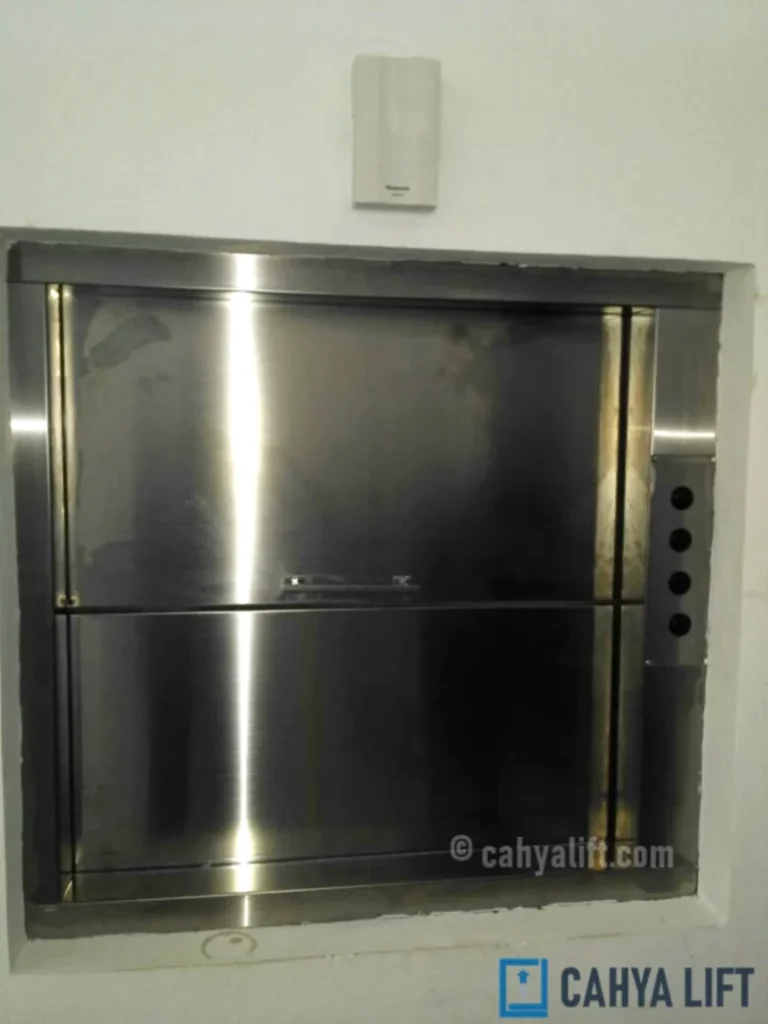 Dumbwaiter 2 lantai pintu tertutup di Bekasi