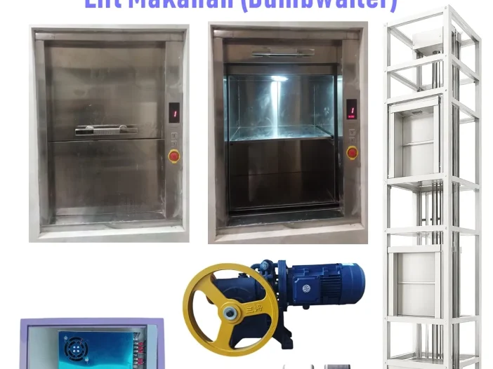Lift makanan Dumbwaiter modern dan fungsional