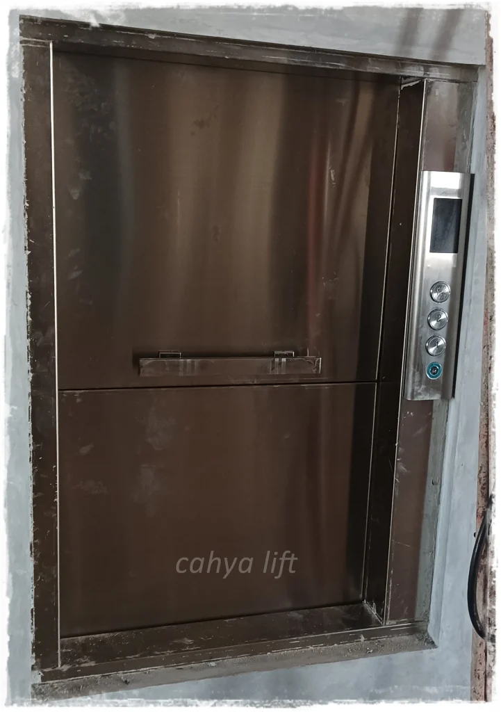 Pintu lift stainless steel modern