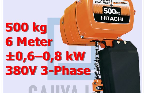 Chain Hoist Hitachi 0,5 Ton – Ringkas, Lincah, Hemat Daya
