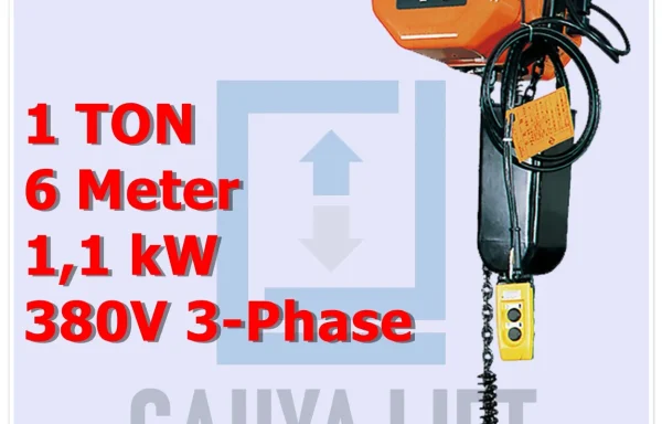 Chain Hoist Hitachi 1 Ton – Pengangkatan Presisi & Aman untuk Industri