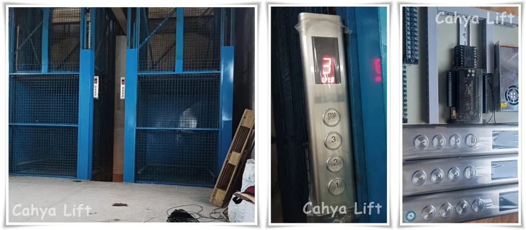 plc untuk lift barang 3 lantai cahya lift